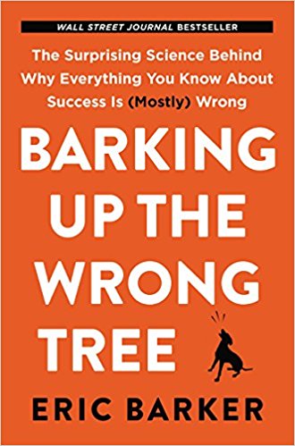 כריכת הספר barking up the wrong tree by erik barker