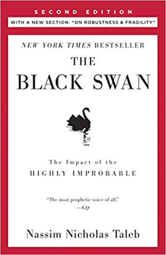 the black swan nassim Nicolas Taleb book cover 