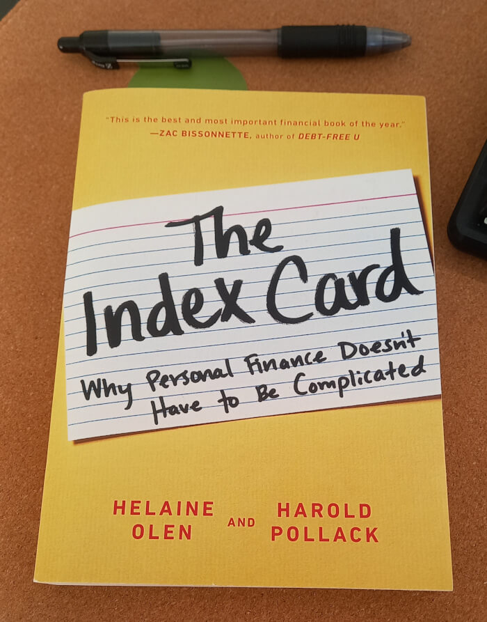 The book The index card why personal finance does not have to be complicated by Harold Pollack