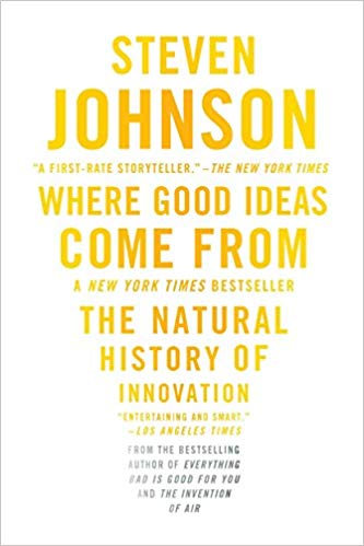 where good ideas come from by Steven Johnson book cover