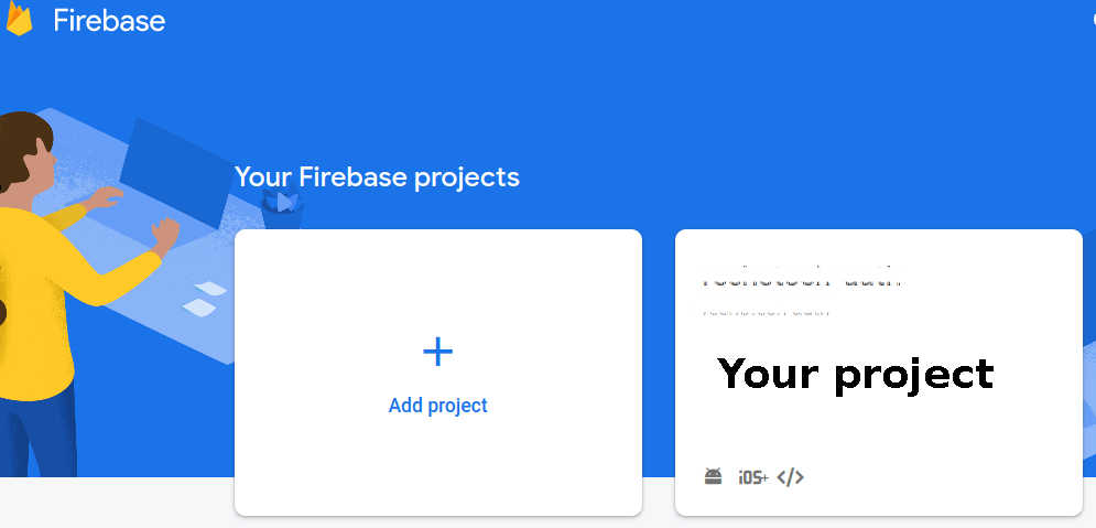  Firebase איך לפתוח פרוייקט