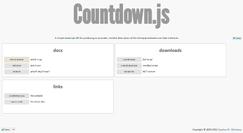 countdown.js javascript library