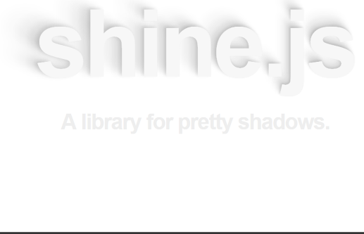 shine.js javascript library