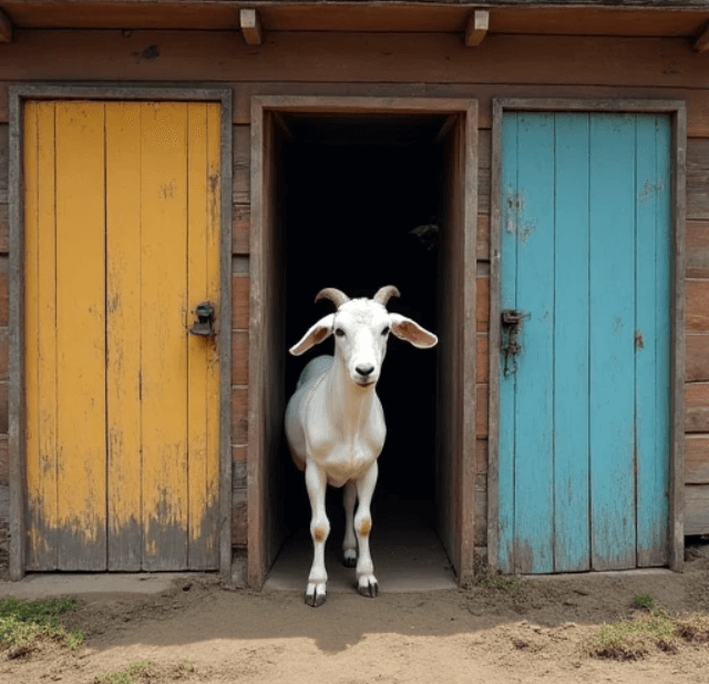 Monty hall paradox explained in simple words